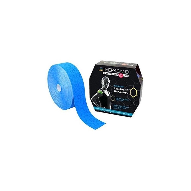 THERABAND KINESIOLOGY TAPE BLEU - Rouleau 5cm x 31,4m
